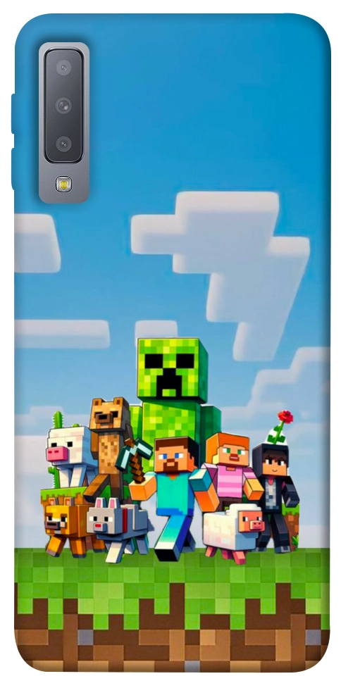 Чехол Block Adventure для Galaxy A7 (2018)