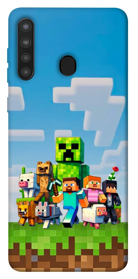 Чехол Block Adventure для Galaxy A21