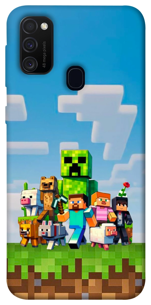 Чехол Block Adventure для Galaxy M30s