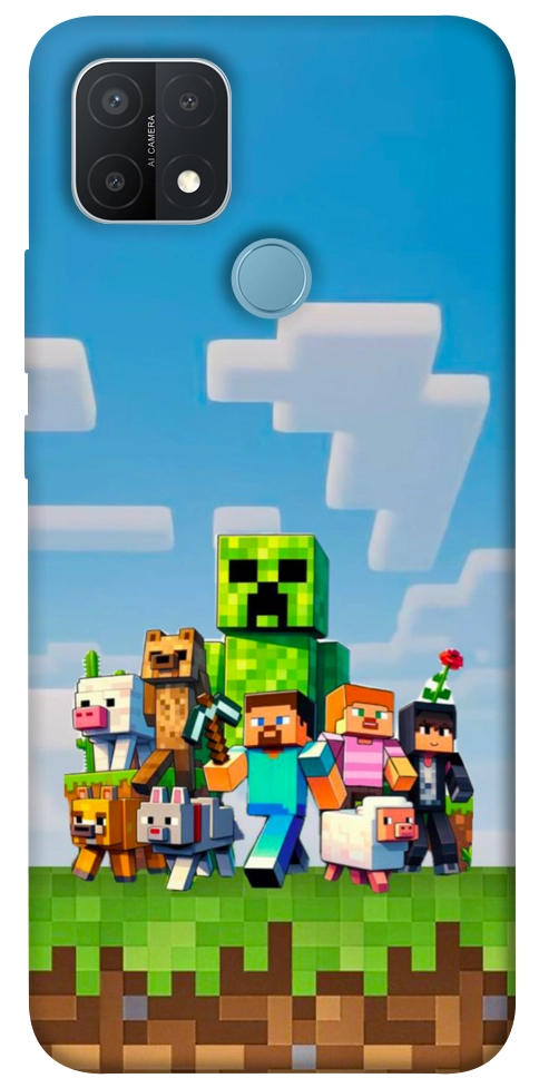 Чехол Block Adventure для Oppo A15