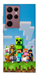 Чехол Block Adventure для Galaxy S22 Ultra