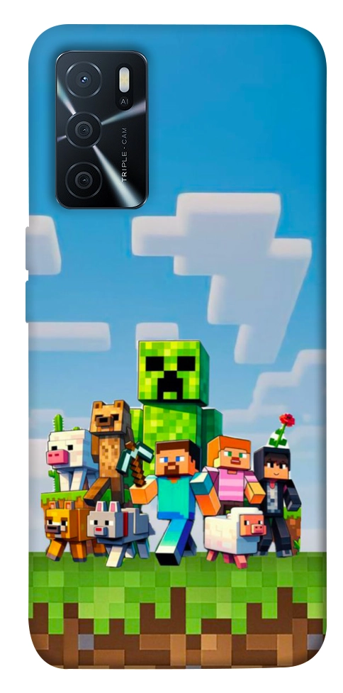 Чехол Block Adventure для Oppo A16