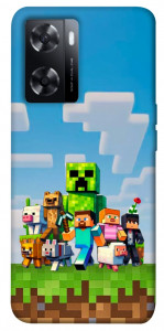 Чехол Block Adventure для Oppo A77s