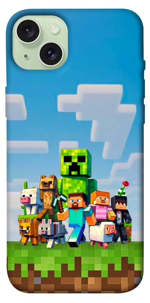 Чехол Block Adventure для iPhone 15 Plus