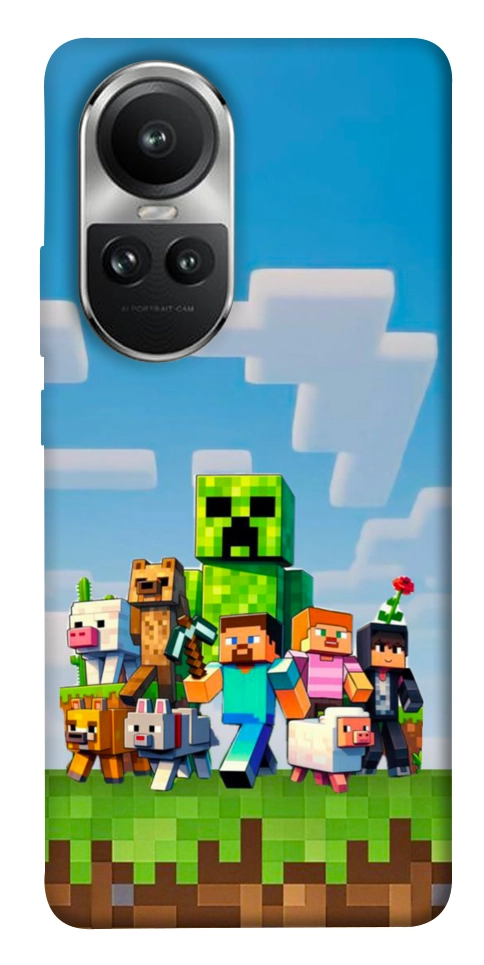 Чехол Block Adventure для Oppo Reno 10