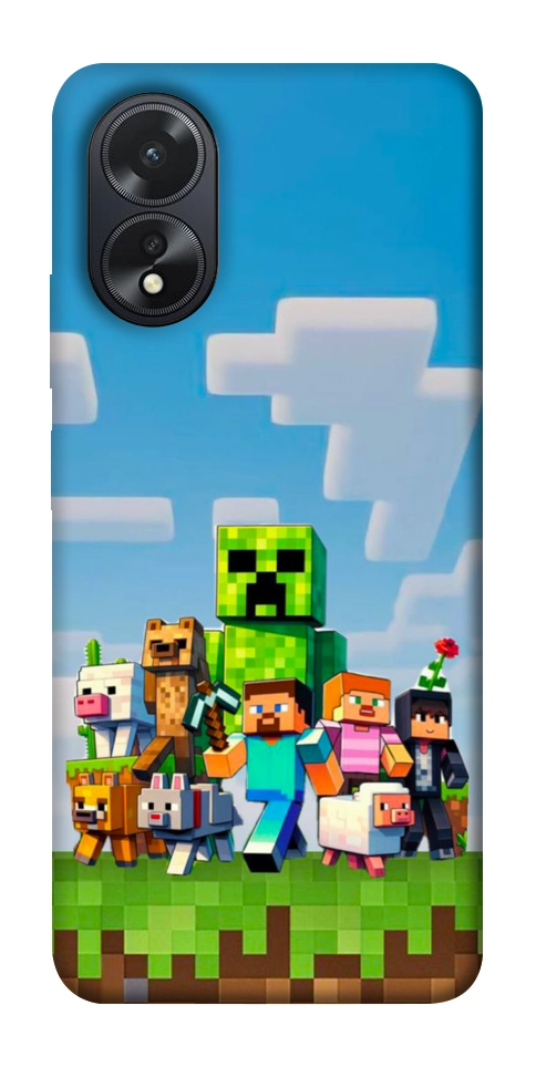 Чехол Block Adventure для Oppo A38