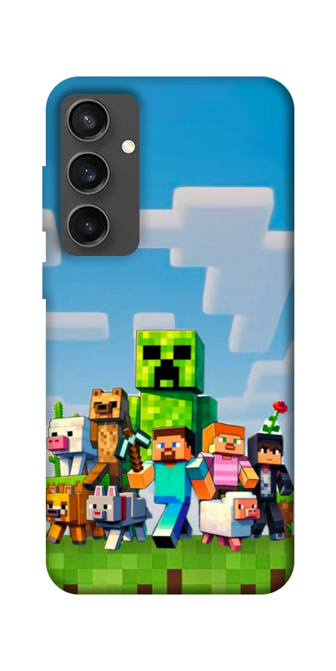 Чехол Block Adventure для Galaxy S24 FE