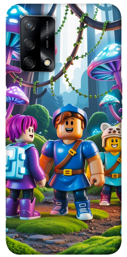 Чехол Mushroom forest для Oppo A74 4G