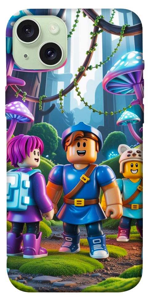 Чохол Mushroom forest для iPhone 15 Plus