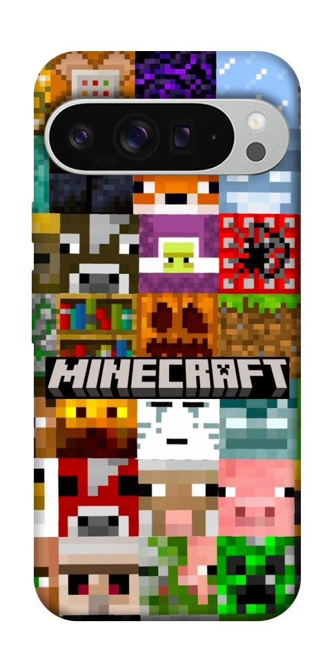Чохол Minecraft collage для Google Pixel 9 Pro XL
