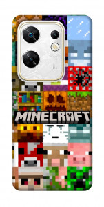 Чехол Minecraft collage для Infinix Zero 30 4G