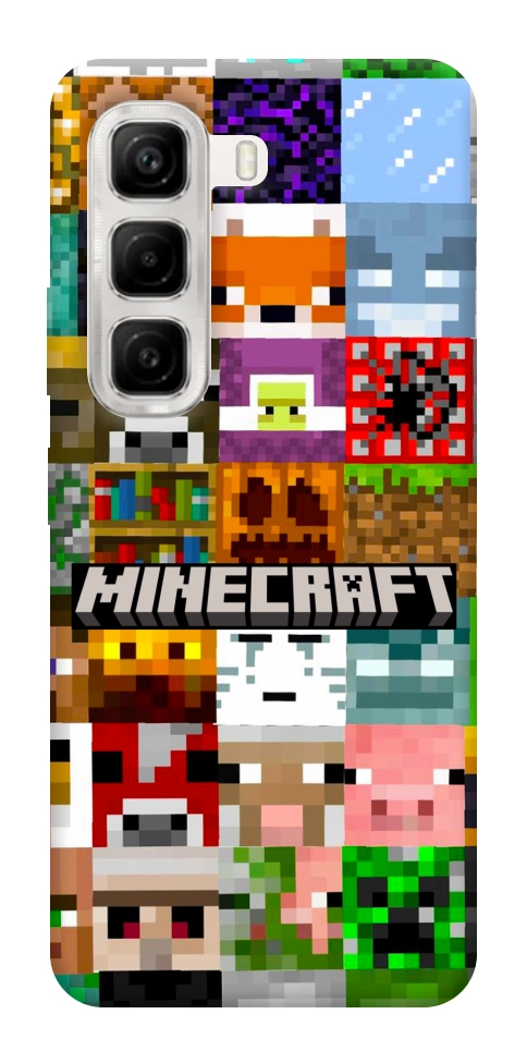 Чохол Minecraft collage для Infinix Hot 50 4G