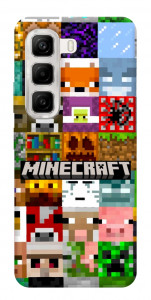 Чехол Minecraft collage для Infinix Hot 50 4G