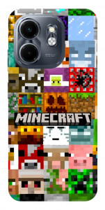 Чехол Minecraft collage для Infinix Smart 9 4G