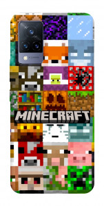 Чохол Minecraft collage для Vivo V21