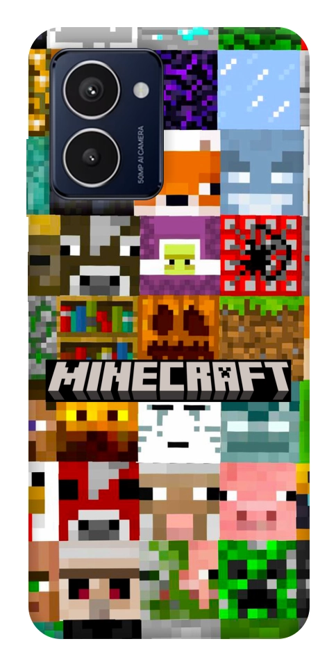 Чехол Minecraft collage для HMD Pulse Pro