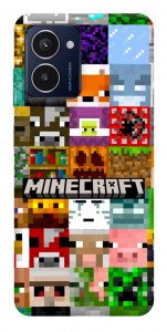 Чохол Minecraft collage для HMD Pulse Pro