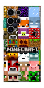 Чохол Minecraft collage для Galaxy S25 Ultra