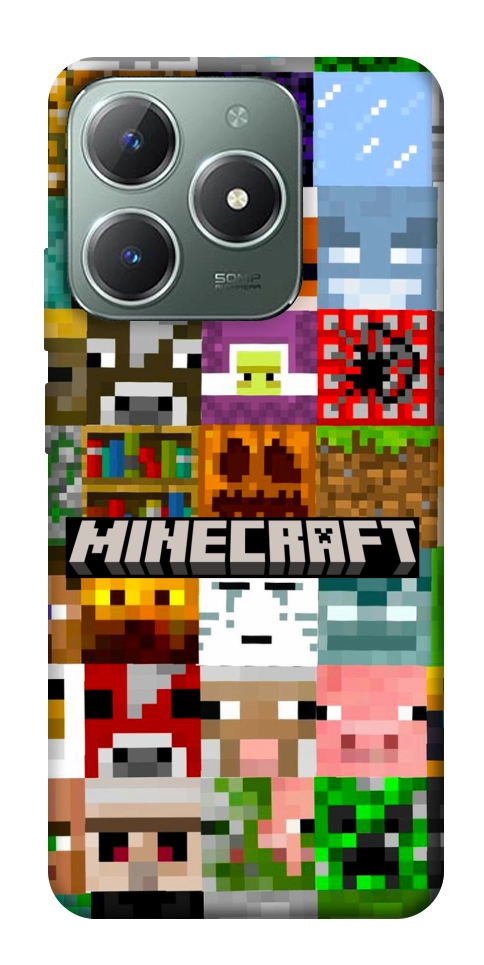 Чохол Minecraft collage для Realme C61