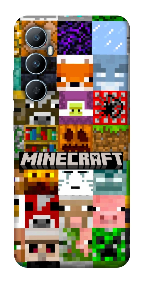 Чохол Minecraft collage для Realme C65 4G