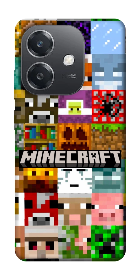 Чохол Minecraft collage для Oppo A3 4G