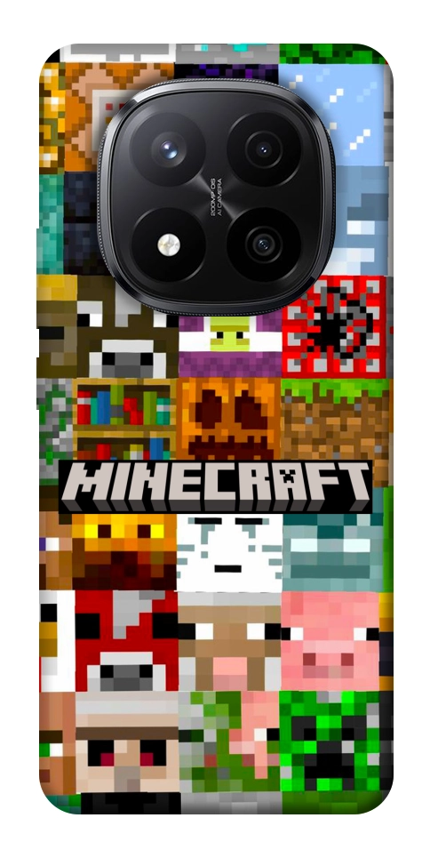 Чехол Minecraft collage для Xiaomi Redmi Note 14 Pro+ 5G