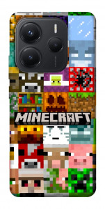 Чохол Minecraft collage для Xiaomi Redmi Note 14 5G