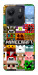 Чехол Minecraft collage для Xiaomi Redmi Note 14 5G