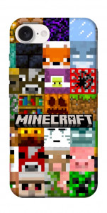 Чехол Minecraft collage для iPhone 16e