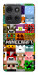 Чехол Minecraft collage для Motorola Moto G75 5G