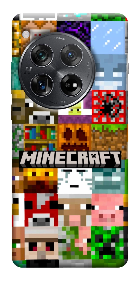 Чехол Minecraft collage для OnePlus 12