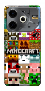 Чохол Minecraft collage для TECNO Pova 6 Neo (LI6)
