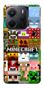 Чохол Minecraft collage для Xiaomi Redmi Note 14 4G (Europe version)