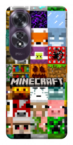 Чохол Minecraft collage для Oppo A60 4G