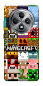 Чохол Minecraft collage для Oppo Reno 12 F 4G