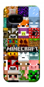 Чехол Minecraft collage для Google Pixel 9a