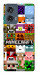 Чехол Minecraft collage для Motorola Edge 50 Fusion