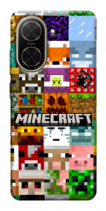 Чохол Minecraft collage для Xiaomi Poco C71