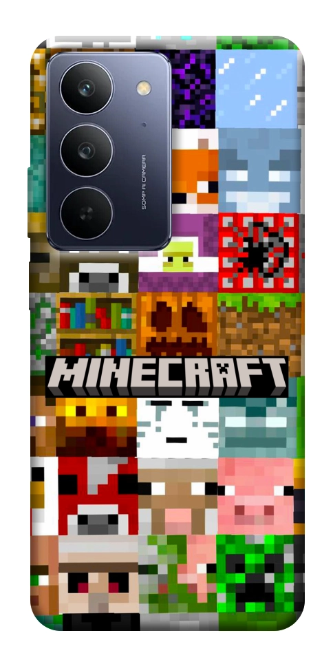 Чохол Minecraft collage для Realme C75x