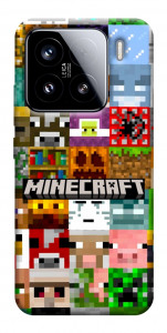 Чехол Minecraft collage для Xiaomi 15