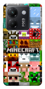 Чехол Minecraft collage для Xiaomi Poco M7 Pro 5G