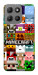 Чехол Minecraft collage для Motorola Moto G15 4G