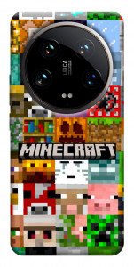Чохол Minecraft collage для Xiaomi 14 Ultra
