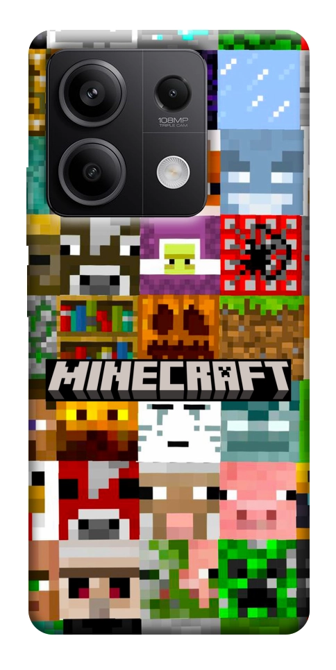 Чохол Minecraft collage для Xiaomi Redmi Note 13 5G