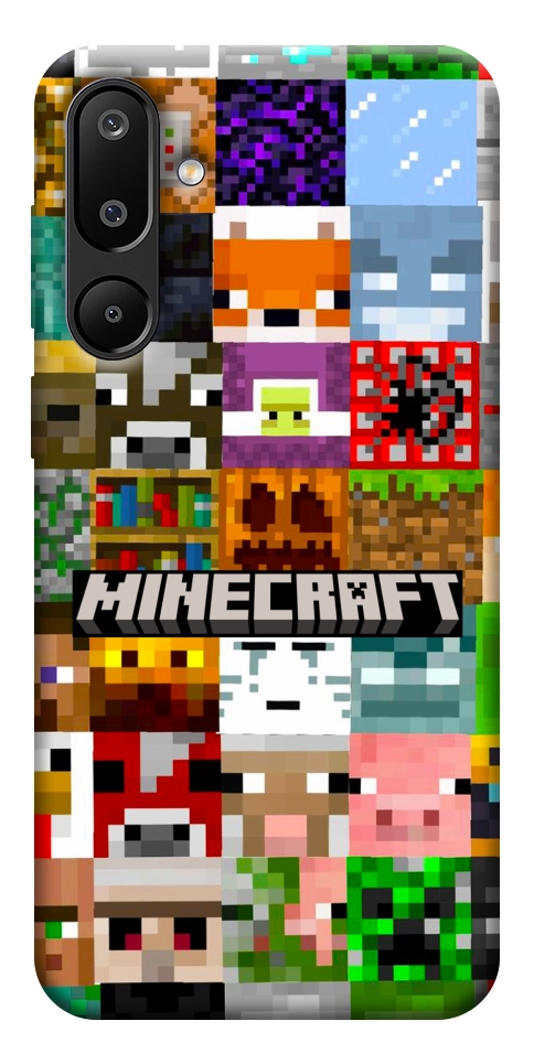 Чохол Minecraft collage для Galaxy M16 5G