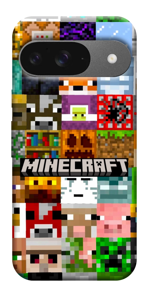 Чехол Minecraft collage для Google Pixel 10 Pro