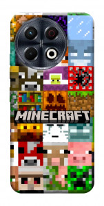Чехол Minecraft collage для TECNO Spark 30 Pro (KL7)