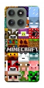 Чохол Minecraft collage для Motorola Edge 60 Pro