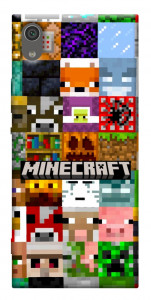 Чохол Minecraft collage для Sony Xperia XA1