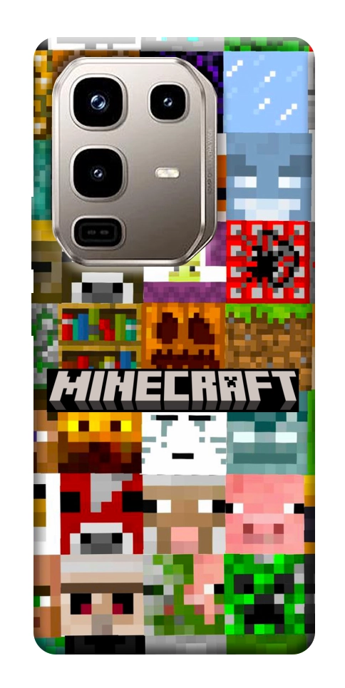 Чехол Minecraft collage для Infinix Note 50 Pro 4G
